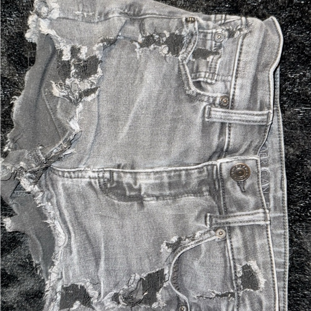 American Eagle Outfitters Black Denim Shorts